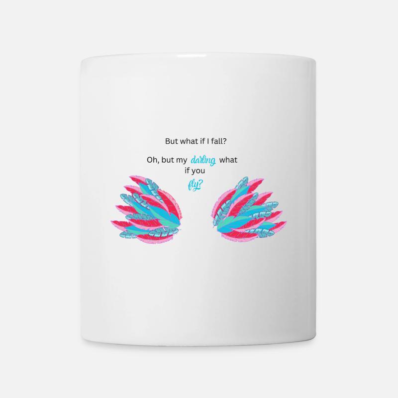 MAIS QUE SE PASSE-T-IL SI JE TOMBE? - Mug blanc - blanc
