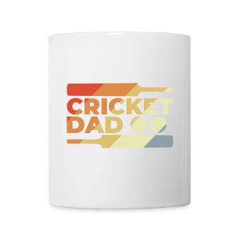 Drôle de papa de cricket - Mug blanc - blanc - Devant