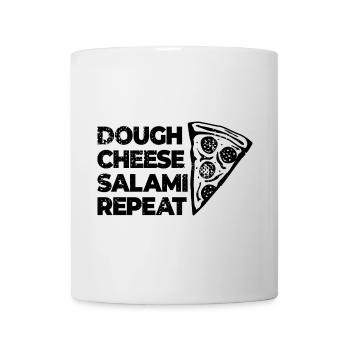 Dough Cheese Salami Repeat - Mug - white - Front