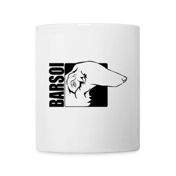 Barsoi Profil Hunde Hund Wilsigns - Tasse - Weiß - Vorne