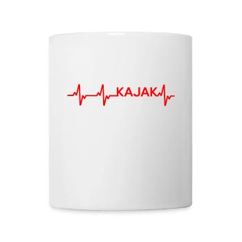 Kayak Canoe PaddlingKayak Heartbeat - Mug - white - Front