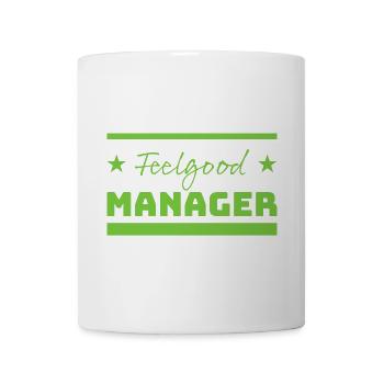 Tshirt Feelgood Manager Stars green - Mug - white - Front