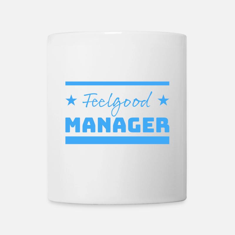 Tshirt Feelgood Manager Stars blue - Mug - white