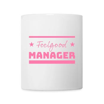 Tshirt Feelgood Manager Stars pink - Mug - white - Front