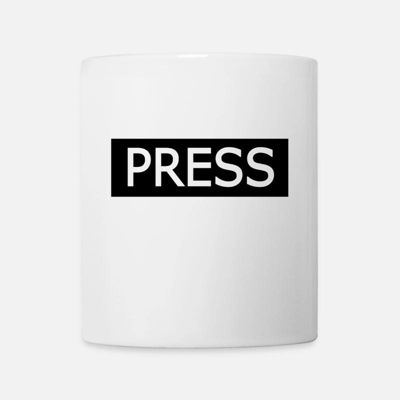 Press - Mug blanc - blanc