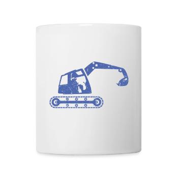 Excavatrice Opérateur d’excavatrice Opérateur d’équipement de construction - Mug blanc - blanc - Devant