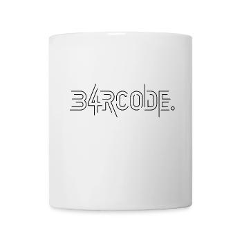 B4RCODE. Tech black - Mug - white - Front
