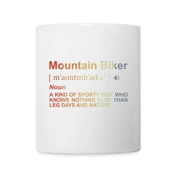 Mountain biker definition - Mug - white - Front