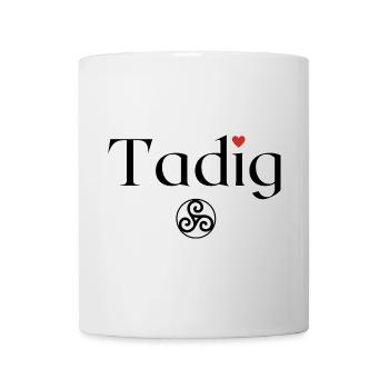 Tadig Triskell Fête des pères Breton - Mug blanc - blanc - Devant