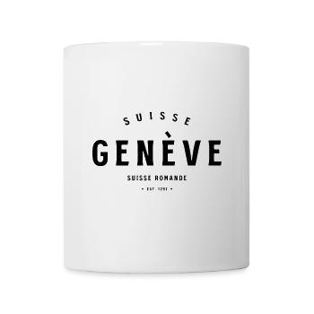 Genève Suisse Romande – Vintage Switzerland Design - Mug - white - Front