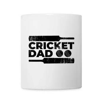 Papa de cricket - Mug blanc - blanc - Devant