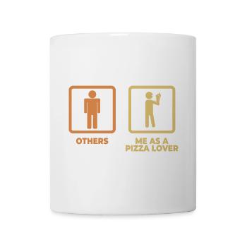 Me as a pizza lover - Mug - white - Front