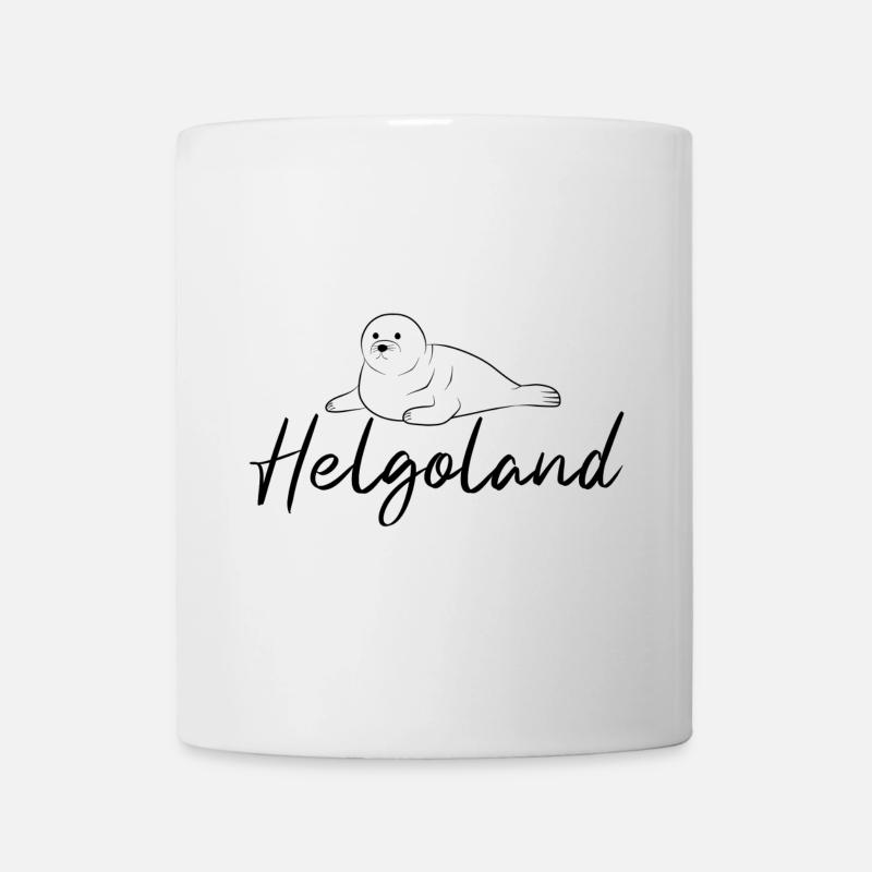 Helgoland Robbe - Tasse - Weiß