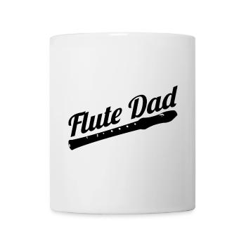Père joueur de flûte - Mug blanc - blanc - Devant