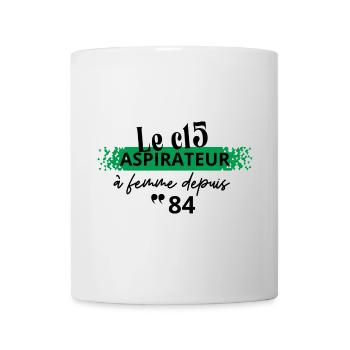 Le c15 aspirateur à femmes cadeau c15 du seigneur - Mug blanc - blanc - Devant