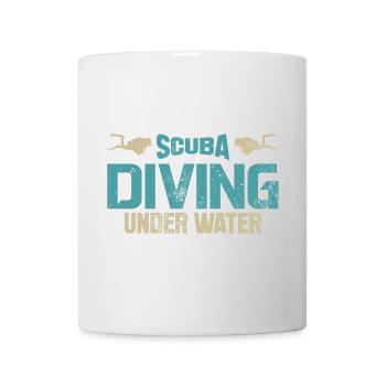 Thema Unterwassertauchen - Tasse - Weiß - Vorne