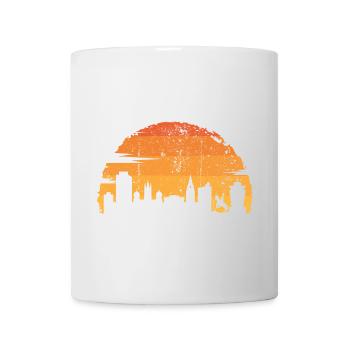 Sunset Skyline Rider - Mug - white - Front