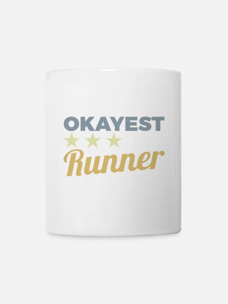 Okayest Runner - Tasse - Weiß