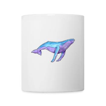 Buckelwal Aquarell - Tasse - Weiß - Vorne