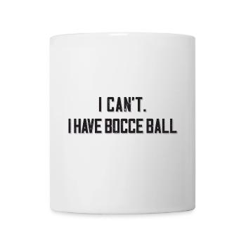 Je ne peux pas avoir de boule de pétanque avec Jack Bocci jeu de pétanque - Mug blanc - blanc - Devant