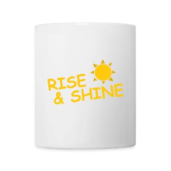RISE & SHINE - Mug - white - Front