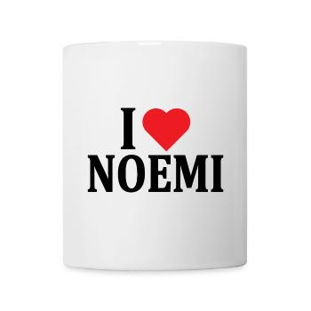 t-shirt I love Noemi t-shirt gift idea - Mug - white - Front