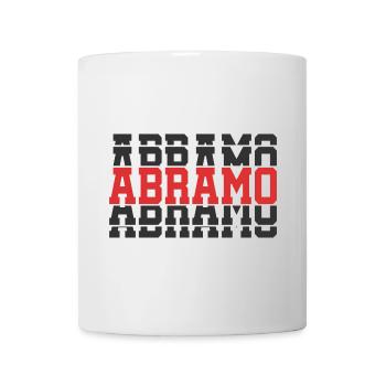 t shirt Abraham t-shirt stacked text gift idea - Mug - white - Front