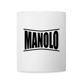 Manolo name t-shirt t-shirt gift idea - Mug - white - Front