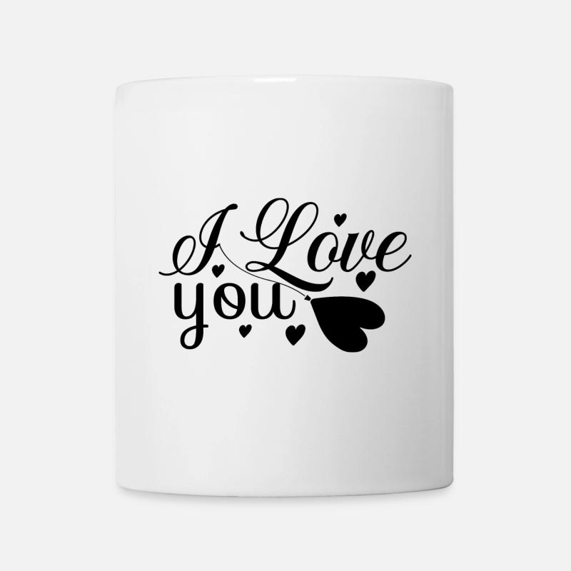 Ich liebe dich - Tasse - Weiß