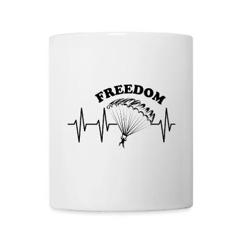 Freedom Parachute Freedom Free Flying Pulse icon - Mug - white - Front