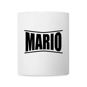 t-shirt Mario t-shirt idée cadeau - Mug blanc - blanc - Devant