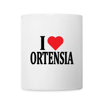 t-shirt I love Hydrangea t-shirt gift idea - Mug - white - Front