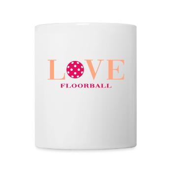 floorballer floorball-love - Tasse - Weiß - Vorne