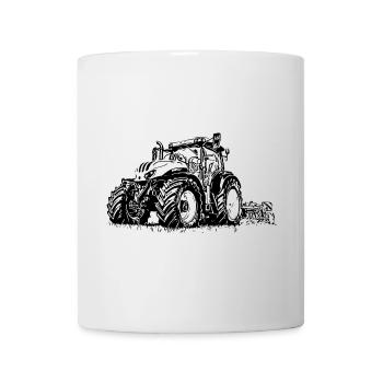 Tracteur Steyr 6145 - Mug blanc - blanc - Devant