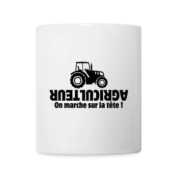agriculteur, agriculture, paysan, fermier - Mug blanc - blanc - Devant