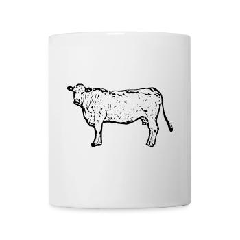 Kuh - Tasse - Weiß - Vorne