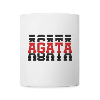 T-Shirt Achat T-Shirt Geschenkidee gestapelter Text - Tasse - Weiß - Vorne