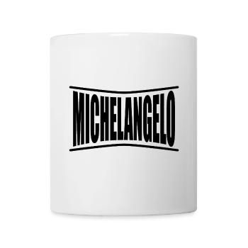 Michelangelo t-shirt t-shirt idée cadeau - Mug blanc - blanc - Devant