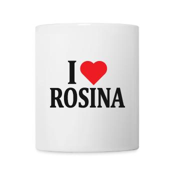 t-shirt J’aime Rosina t-shirt idée cadeau - Mug blanc - blanc - Devant