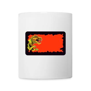 T-Rex Dinosaur | customizable - Mug - white - Front