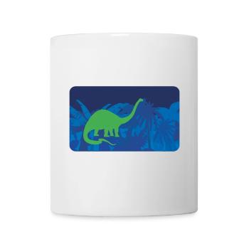 Primeval Forest Dinos Longneck | personalizable - Mug - white - Front