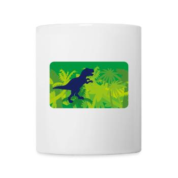 Jungle Dinos T- Rex - green - Mug - white - Front