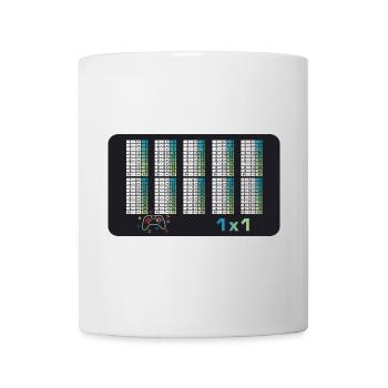 Manette de jeu - Petite 1x1 - Math - Mug blanc - blanc - Devant