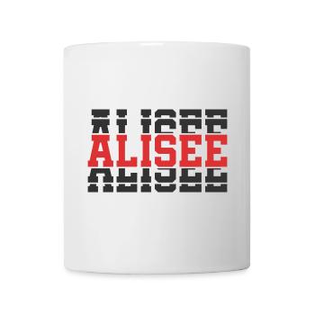 Alisee t-shirt t-shirt gift idea stacked text - Mug - white - Front