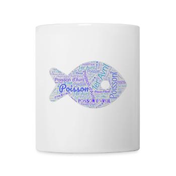 POISSON. POISSON D'AVRIL - Mug blanc - blanc - Devant
