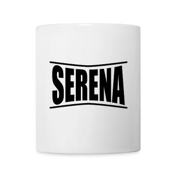 T-Shirt Serena T-Shirt Geschenkidee - Tasse - Weiß - Vorne