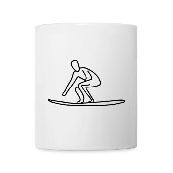 Surfing Sketch - Mug - white - Front