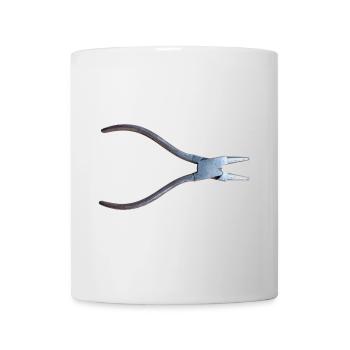 Illustration de la vieille pince - Mug blanc - blanc - Devant