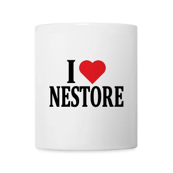 t-shirt I love Nestore t-shirt gift idea - Mug - white - Front