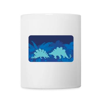 Primeval Forest Dinos Stegosaurus | Customisable - Mug - white - Front